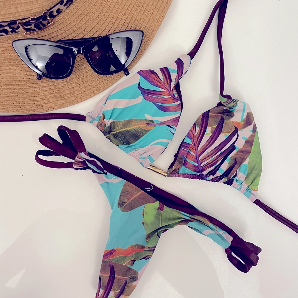 Print Colorful bikini XS